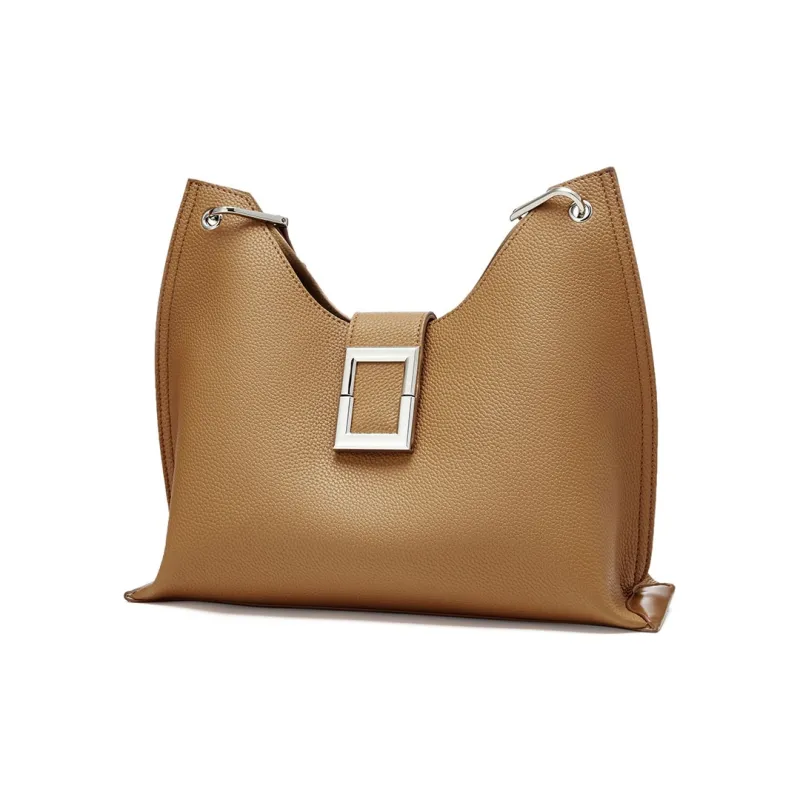 JOSINY PU Shoulder Bag Women's Black/Dark Gray/Apricot/Brown-12