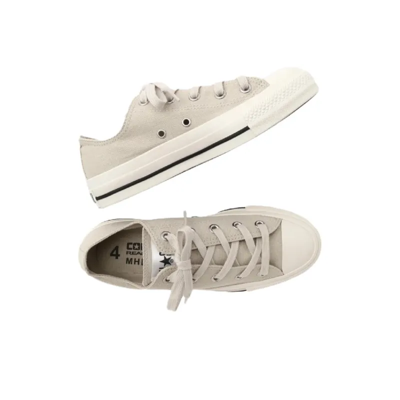 MHL x Converse All Star Wear-Resistant Wide Coverage Lightweight Low-Top Canvas Shoes Unisex White-2