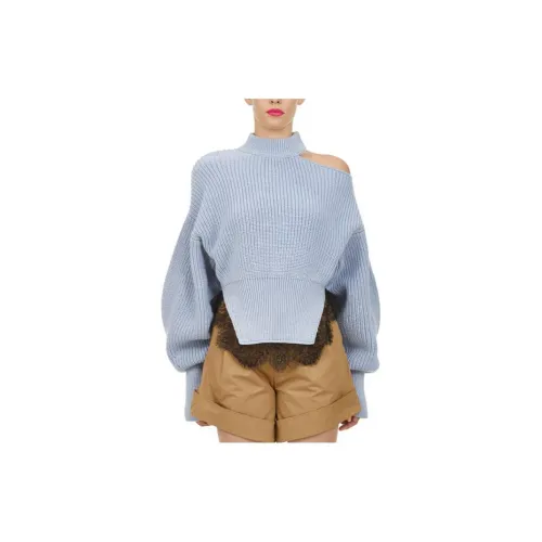 Self-portrait Knitwear Women's Sky Blue