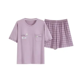 The Story Of The Flower Season Pajama Set Women's Light Purple