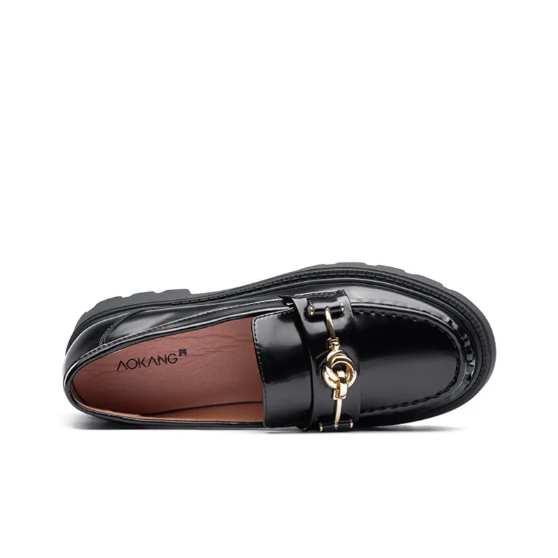 AOKANG Loafers Women's Black-3