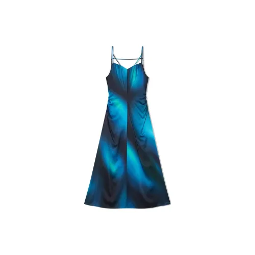 COVERINS Slip Dresses Women's Peacock Blue