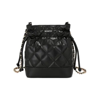 MEXICAN Polyurethane Leather Crossbody Bag Regular Women's Athenian Black/Nut Apricot/Almond White