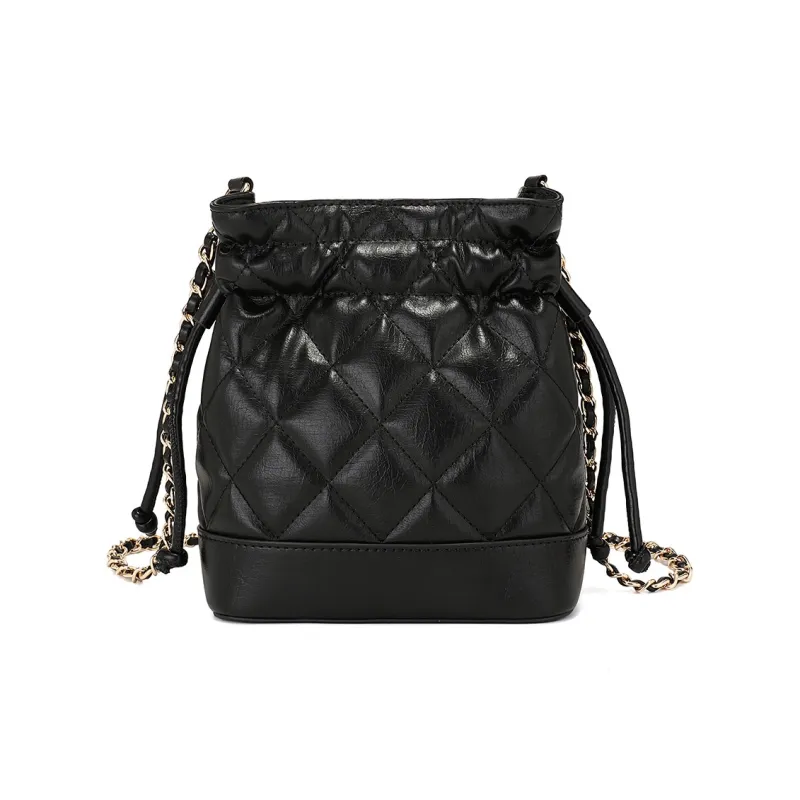 MEXICAN Polyurethane Leather Crossbody Bag Regular Women's Athenian Black/Almond & Apricot/Almond White-0