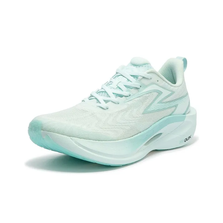 361° Fly 2ET Cushioning Anti-Slip Wear-Resistant Breathability Low-Top Running Shoes Unisex Misty Blue Yarn-1