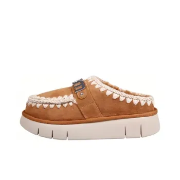 MOU Wrap toe Slippers Women's Brown