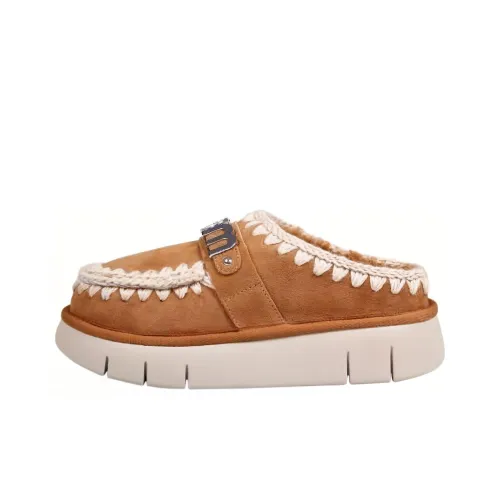 MOU Wrap toe Slippers Women's Brown