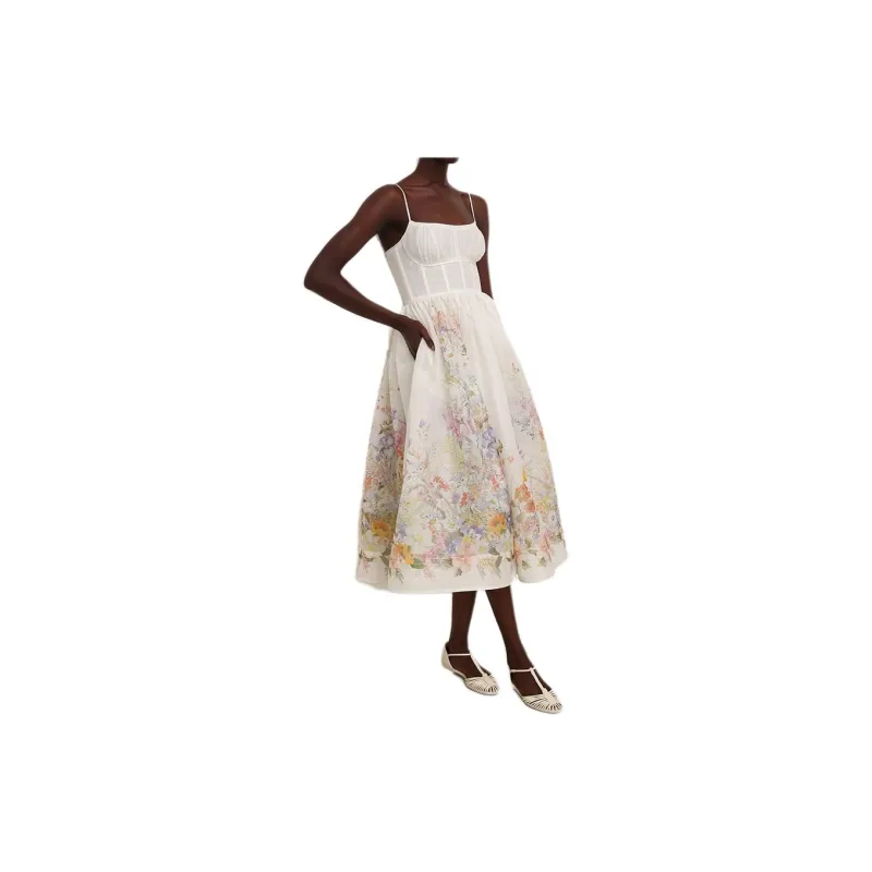 Zimmermann SS24 Slip Dresses Women's White-2