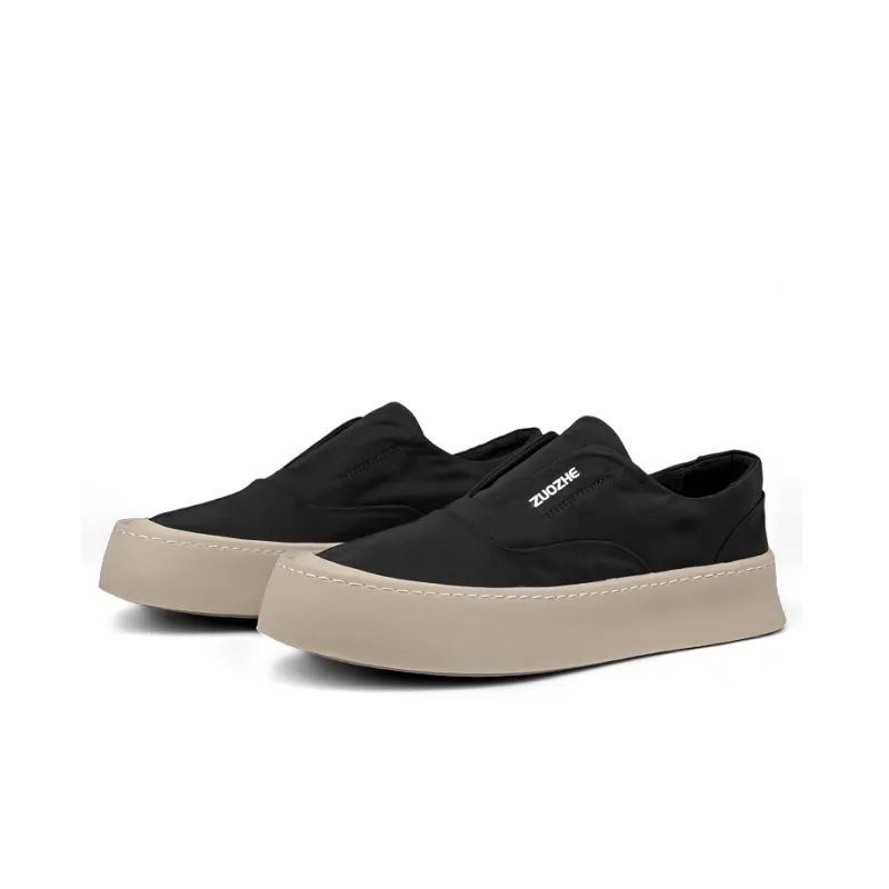 ZUOZHE Slip-Resistant Breathable Lightweight Low-Top Canvas Shoes Men's-1