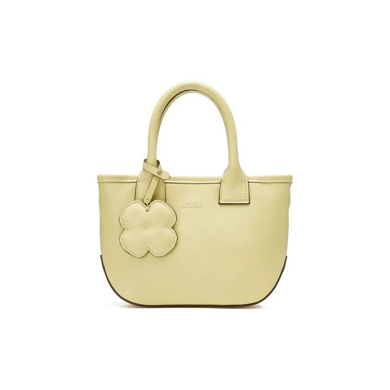JOSINY PU Shoulder Bag Women's Black/Ecru/Yellow-10