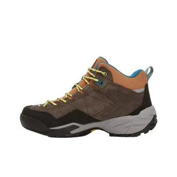 THE NORTH FACE Cushioned Slip-Resistant High-Top Casual Shoes Unisex Brown