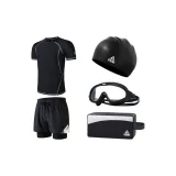 Swimming Shorts+Swimsuit+Black Swim Goggles+Swimming Cap+Swim Bag