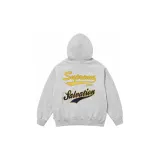Supreme Salvation Zip Up Hooded Sweatshirt Yellow