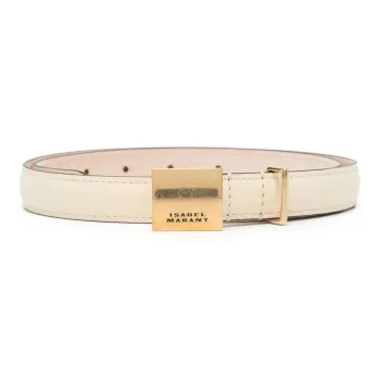 ISABEL MARANT Lowell Buckled Leather Belt