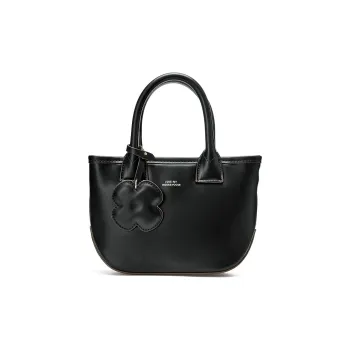 JOSINY PU Shoulder Bag Women's Black/Ecru/Yellow