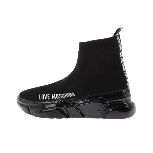 MOSCHINO Casual Shoes Women's High-Top Black