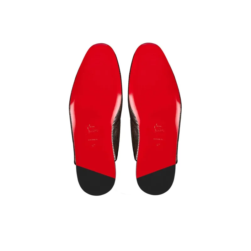CL LUBOTING Christian Louboutin Coolito Swing Casual Shoes Men's Umber-4