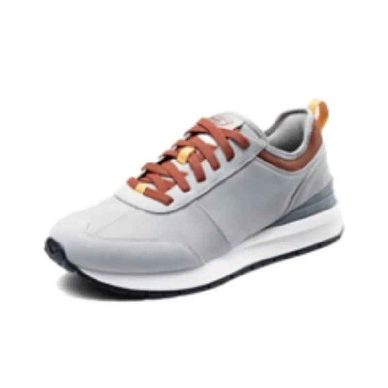 Skechers Cushioning Breathable Low Top Training Running Shoes Men's Ivory-2