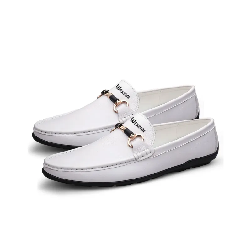 Wen Nai Casual Shoes Men's White-3