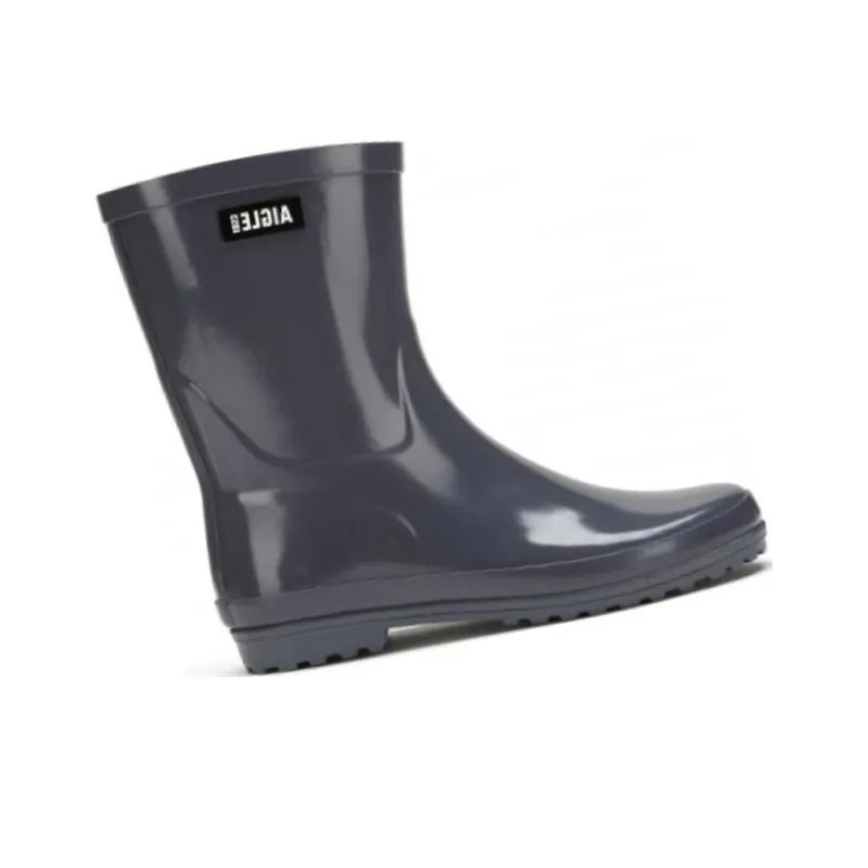 AIGLE Rain Boots Women's Blue Gray-2