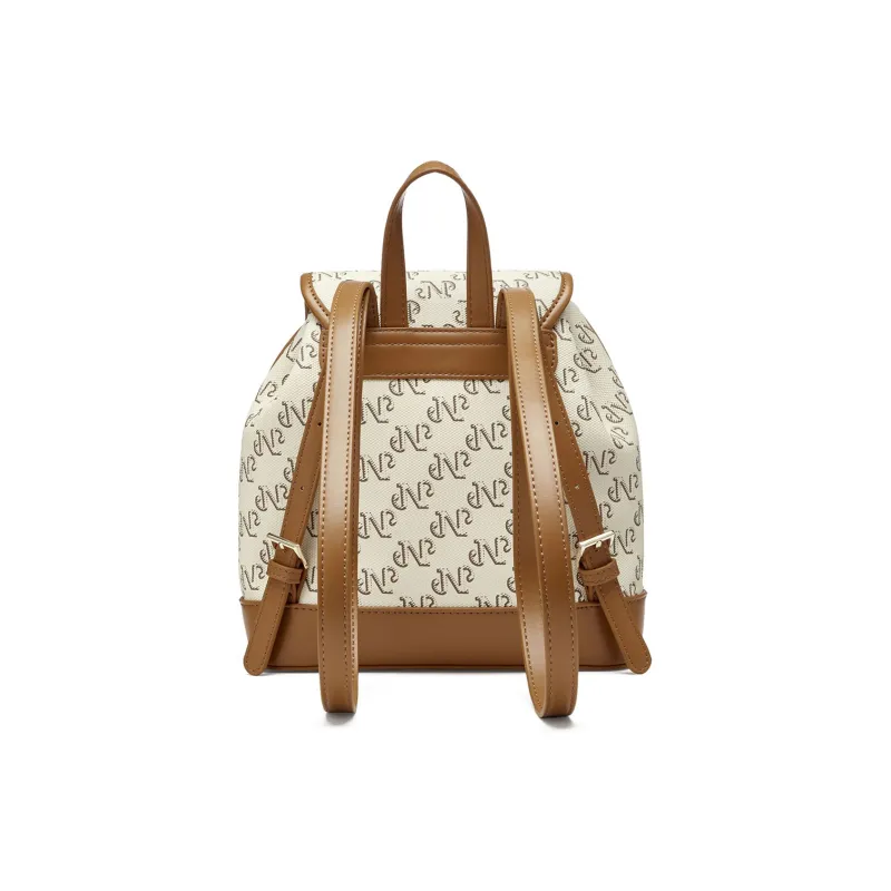 JOSINY PU Backpack Women's Black Yellow Brown-6