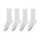 4 Pack (Pinstripe White+Wide Stripe White+Wide White+Elastic White)