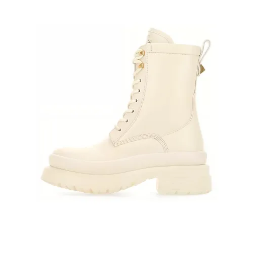 Valentino Ankle Boots Women's Beige