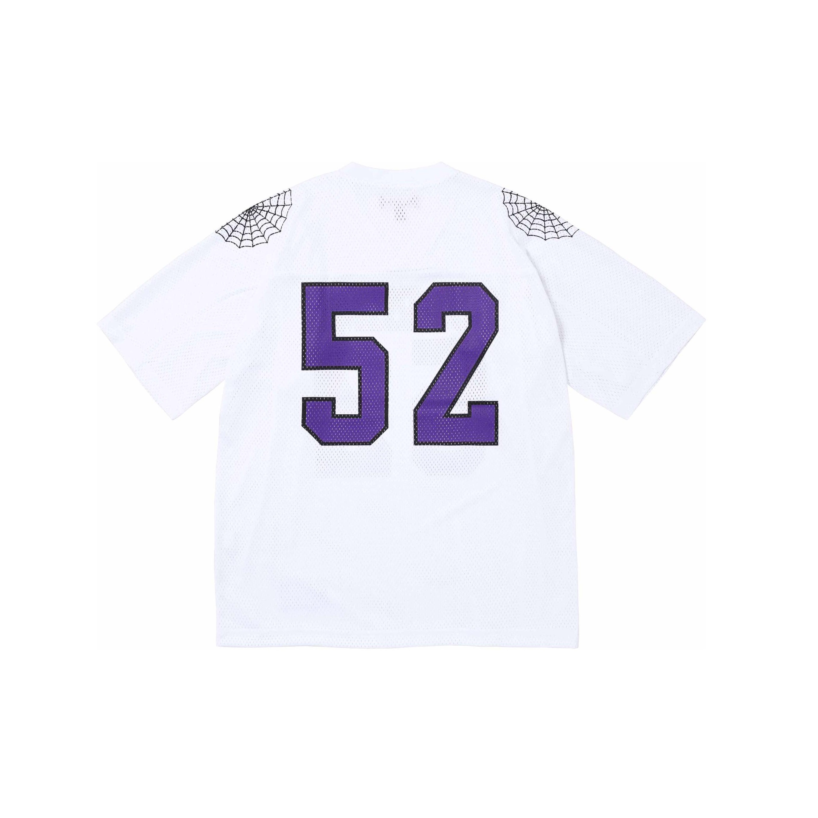 Supreme Spiderweb Football Jersey 'Black' — Kick Game