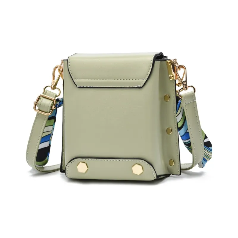 Weymond PU Shoulder Bag Crossbody Bag With Cell Phone Pouch Women's Khaki/Ecru/Green/Coffee/Pink-14