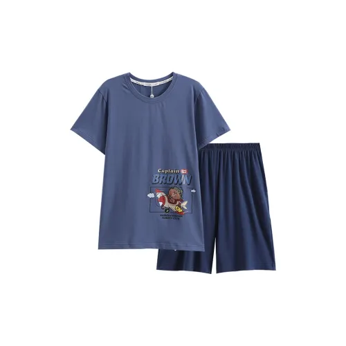 FENTENG x LINE FRIENDS Pajama Set Men's Blue
