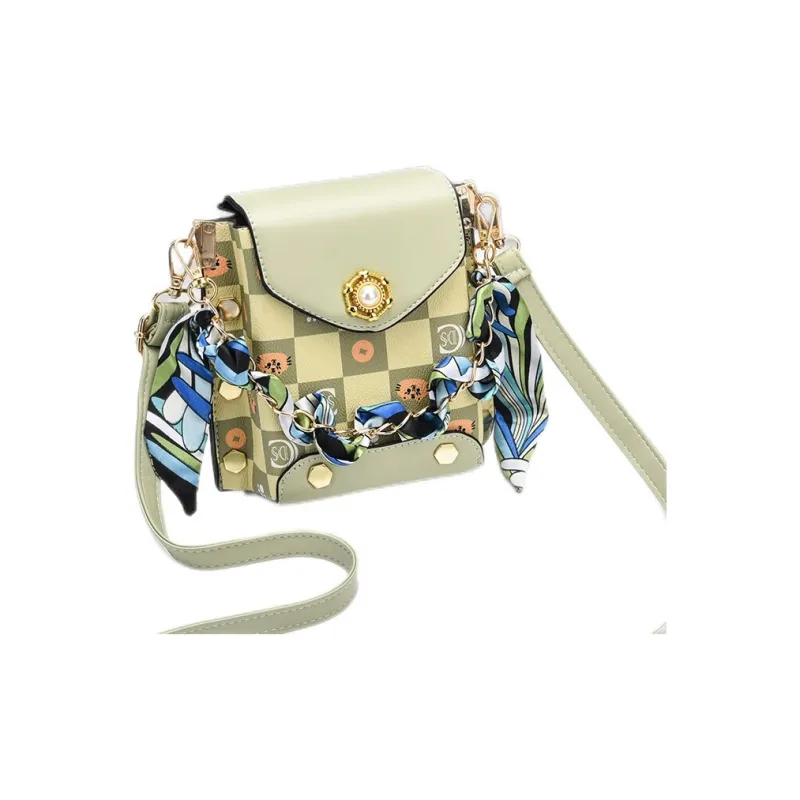 Weymond PU Shoulder Bag Crossbody Bag With Cell Phone Pouch Women's Khaki/Ecru/Green/Coffee/Pink-13