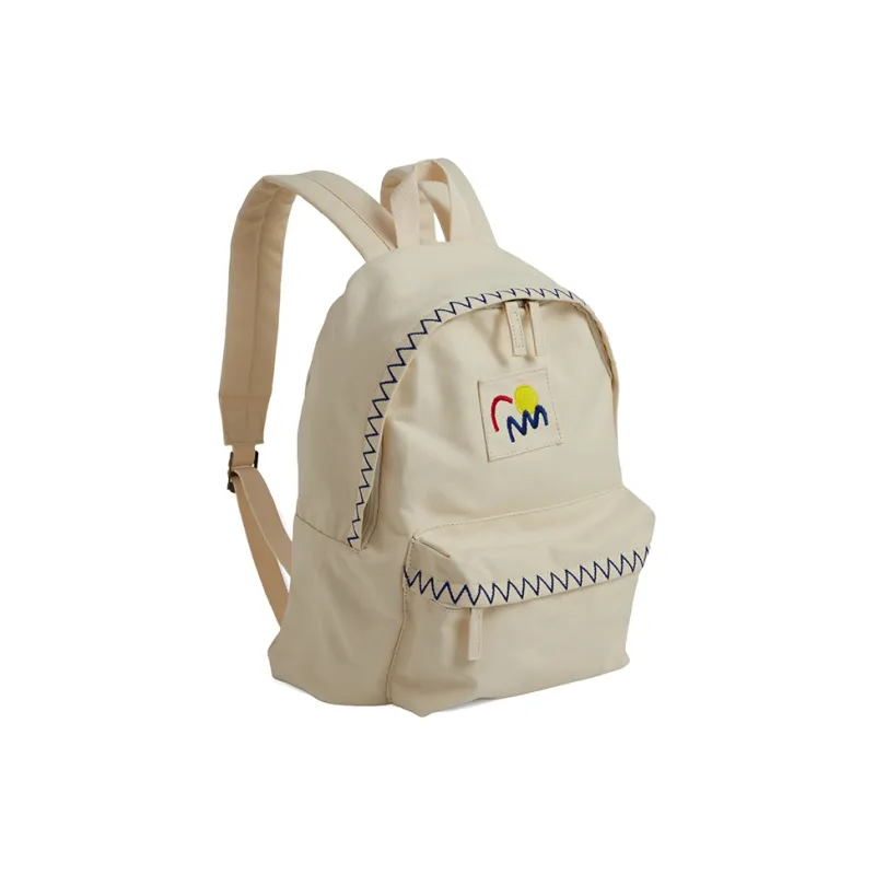 JACD Fabric Premium Backpack Regular Unisex Ecru-4