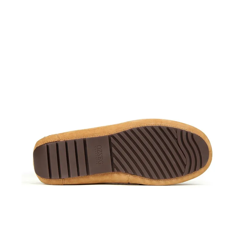 OZZEG Gommino Loafers Women's Chestnut/Cappuccino-10