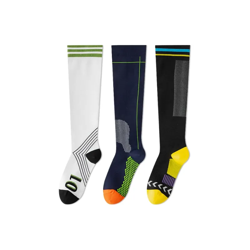 COTTON CHEESE Knee High Socks Women's 3 Pack-5