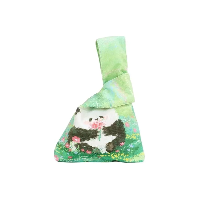 NEARAY Ultra Soft Fleece Cotton Handbag Trumpets Women's Green & Multicolor-0
