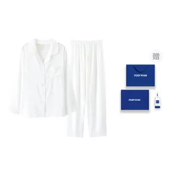 Floating Light Islands Pajama Set Women's Box White