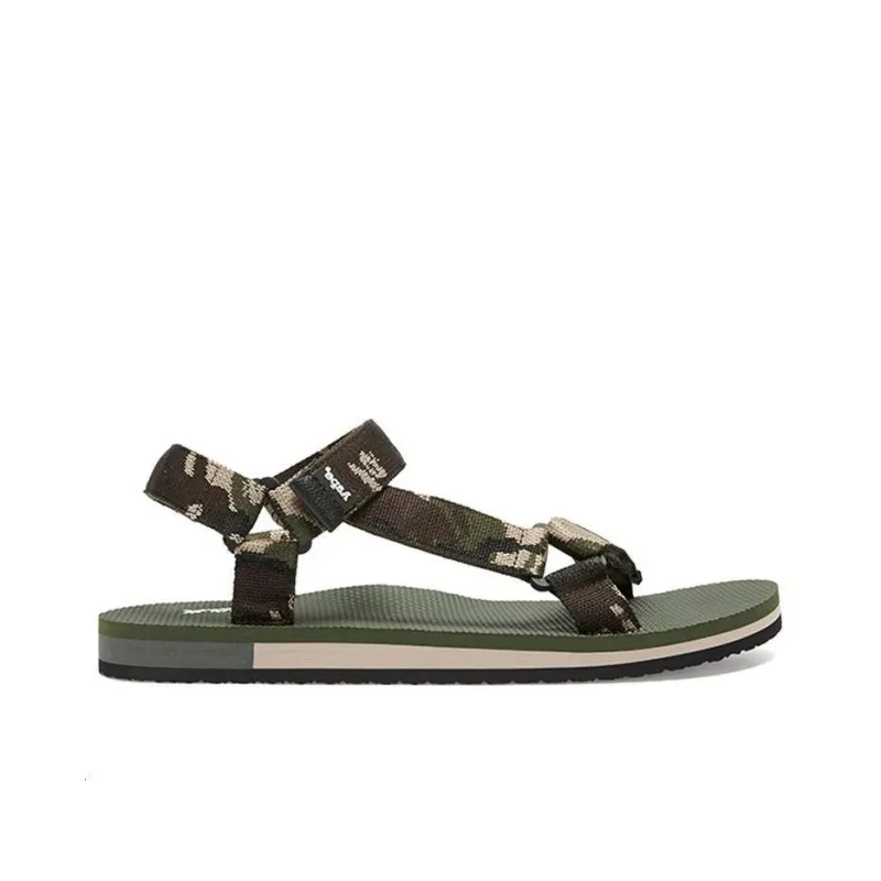 Aape Beach Sandals Unisex Blue/Green/White-3