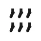 6 Pack (6 Pairs Black)