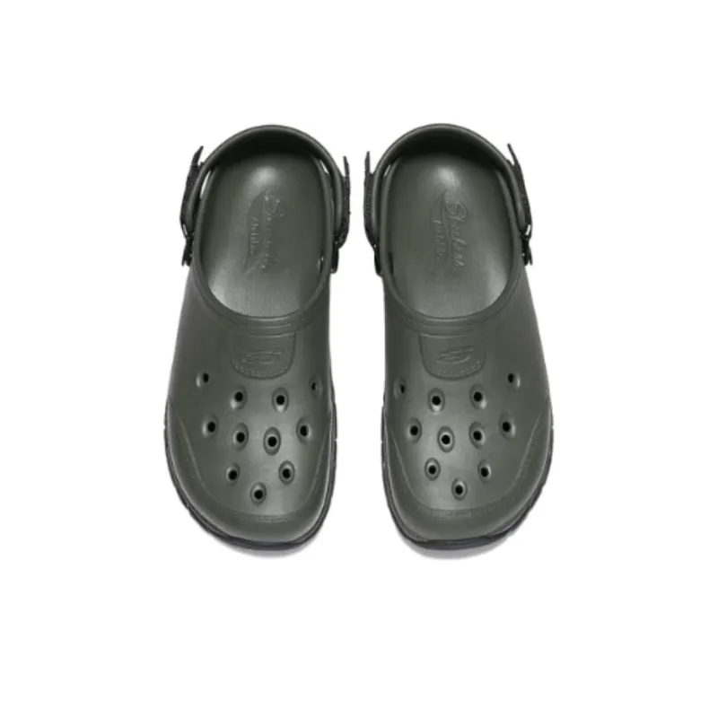 Skechers Hippo Bubbles Shoes Clogs Men's Olive Green-3
