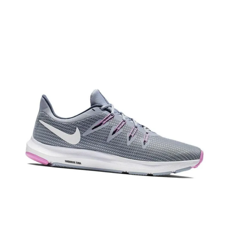Nike Quest 3 Wear resistant And Lightweight Low Top Casual Running Shoes Women's Gray-3