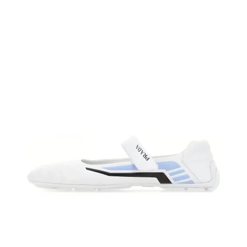 PRADA Women's Casual Shoes Women's White/Blue