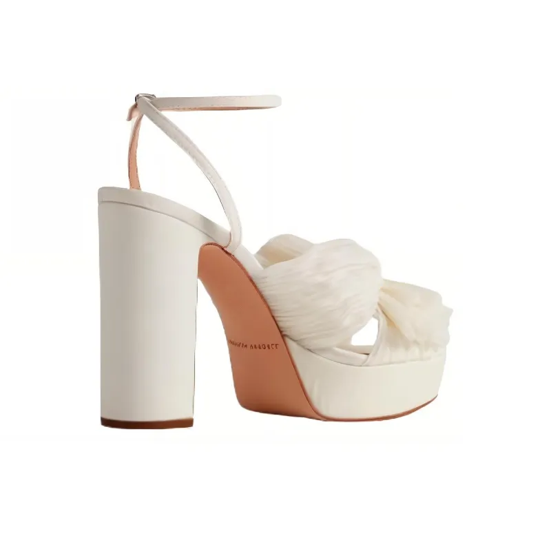 Loeffler Randall Strap Sandals Women's White-3