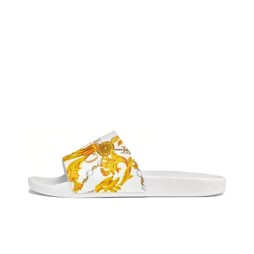 VERSACE JEANS Couture Slide Slippers Men White