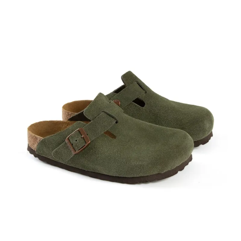 Boku Wrap toe Slippers Unisex Army Green-1