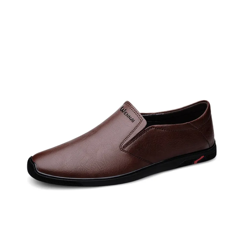 Wen Nai Casual Shoes Men's Brown-1
