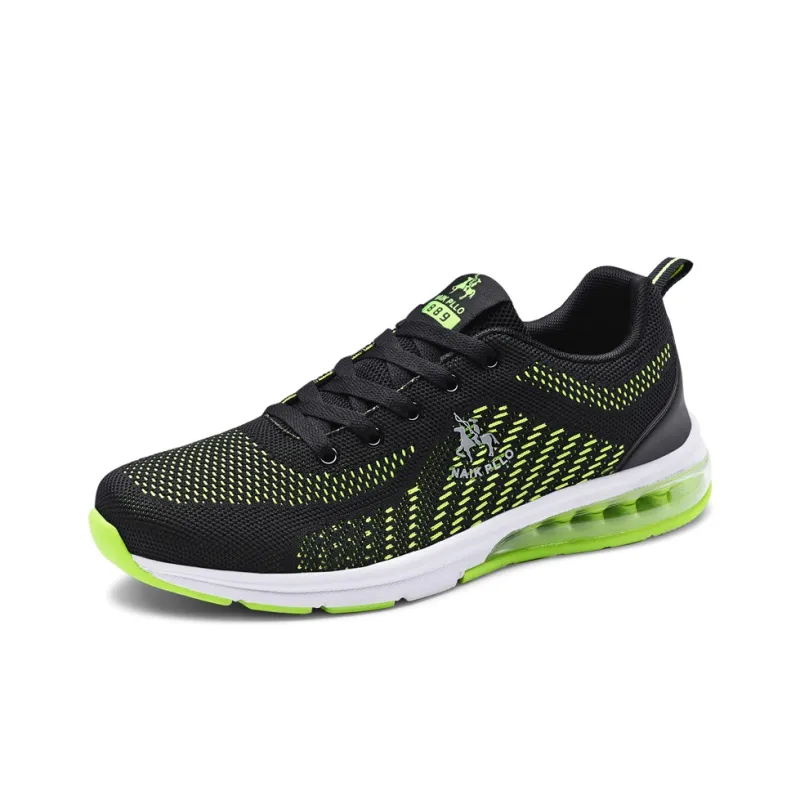 NAIKPLLO Running Shoes Men Low Top Black/Blue-15