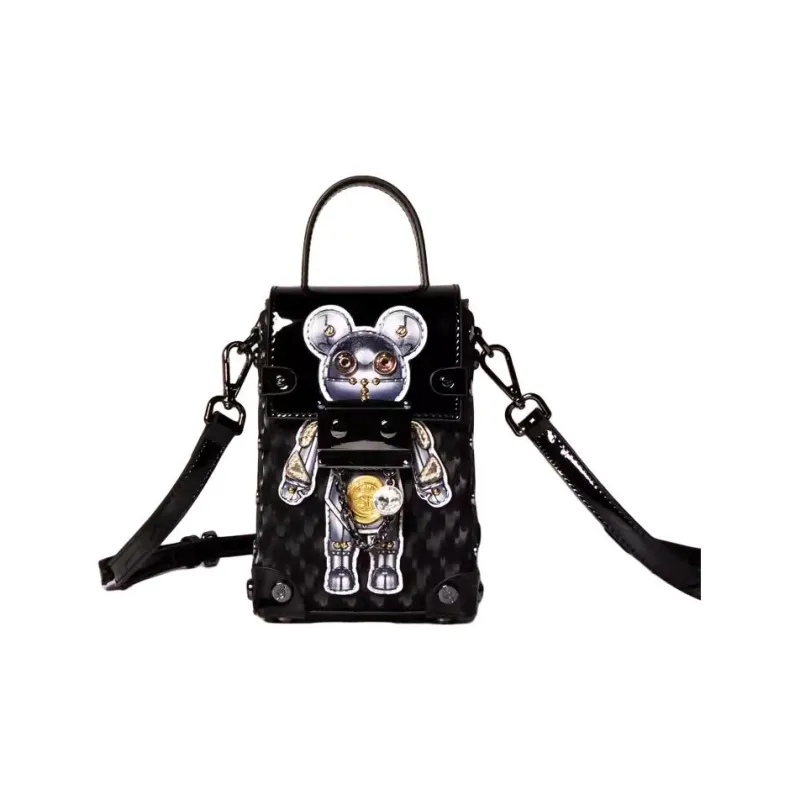 Anthracene Microfiber Synthetic Leather Shoulder Bag, Crossbody Bag, Handbag Regular Women's White-7