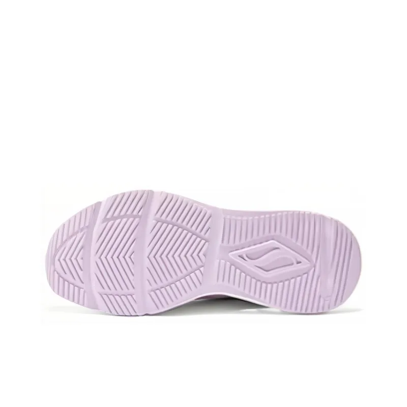 Skechers Cushioned Slip Resistant Abrasion Resistant Low Top Running Shoes Women's Pink-4