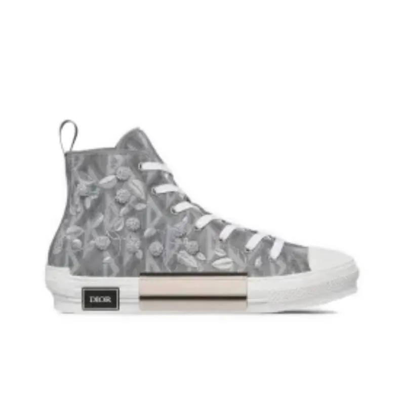 DIOR B23 High Top Lily Of The Valley Embroidery-1