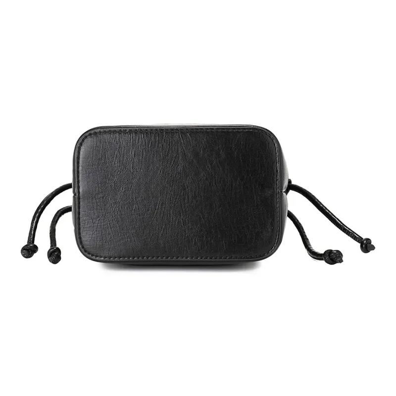 MEXICAN Polyurethane Leather Crossbody Bag Regular Women's Athenian Black/Almond & Apricot/Almond White-3